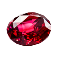 Ruby, white background, transparent background. png