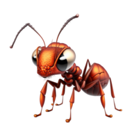 dibujos animados gracioso hormiga ai generativo png