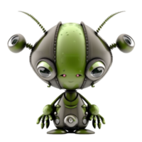 verde extraterrestre ai generativo png