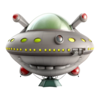 green alien spaceship ufo png