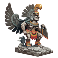 antico azteco statua ai generativo png