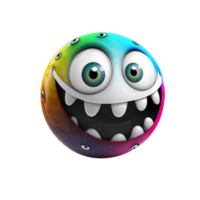 Funny Cartoon Ball png