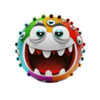 Funny Cartoon Ball png