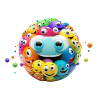 Funny Cartoon Ball png