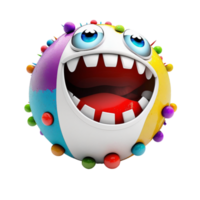 Funny Cartoon Ball png