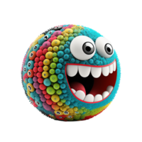 Funny Cartoon Ball png