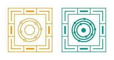 Atomic Structure Vector Icon