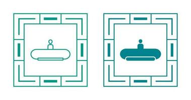 Horizontal Escalator Vector Icon