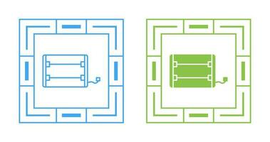 Electric Heater Vector Icon