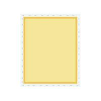 Back of Canvas Flat Illustration. Clean Icon Design Element on Isolated White Background vector