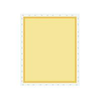 Back of Canvas Flat Illustration. Clean Icon Design Element on Isolated White Background vector