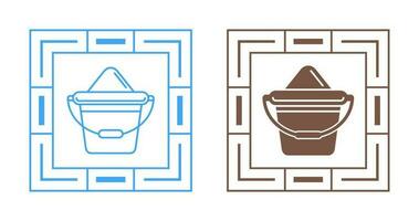 Sand Bucket Vector Icon