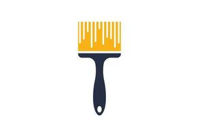 creativo pintar cepillo logo diseño, vector diseño concepto