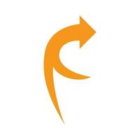 Faster arrow logo vector