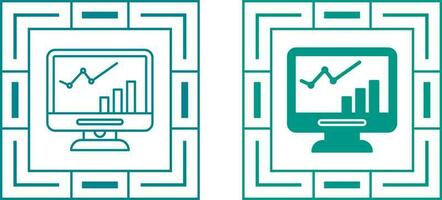 Lcd Growth Vector Icon