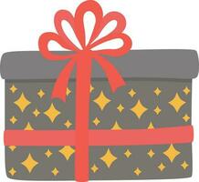 Christmas gift box. vector