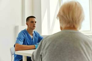 patient at the doctor health and medicine photo