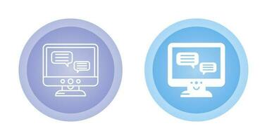 Chat Lcd Vector Icon