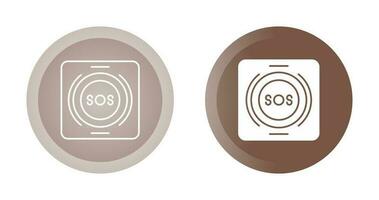 Emergency Button Vector Icon