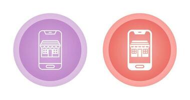 Mobile Store Vector Icon