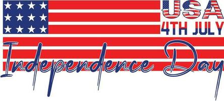 Estados Unidos 4to de julio independencia día camiseta diseño vector