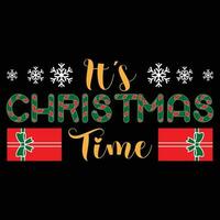 I'm Christmas Time T-shirt Design vector