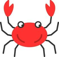 Crab Vector Icon Design