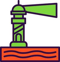 Lighthouse Vector Icon Design