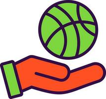 Basketball Vector Icon Design