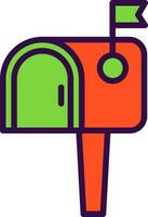Mailbox Vector Icon Design