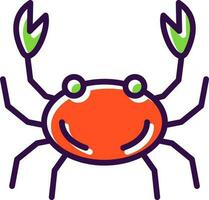 Crab Vector Icon Design