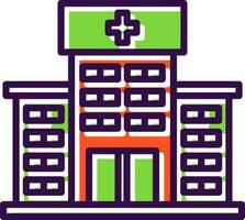 diseño de icono de vector de hospital