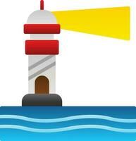 Lighthouse Vector Icon Design