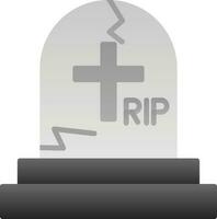 diseño de icono de vector de cementerio