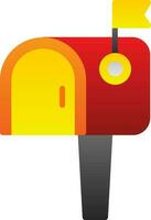 Mailbox Vector Icon Design