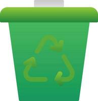 Waste bin Vector Icon Design