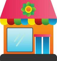 Flower shop Vector Icon Design