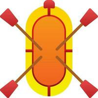 Rafting Vector Icon Design