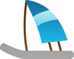 diseño de icono de vector de windsurf