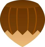 Hazelnut Vector Icon Design