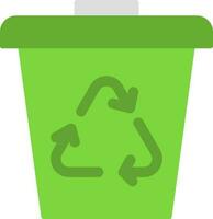 Waste bin Vector Icon Design