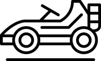 Go kart Vector Icon Design