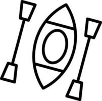 Kayak Vector Icon Design