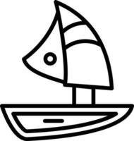 Boat Vector Icon Design