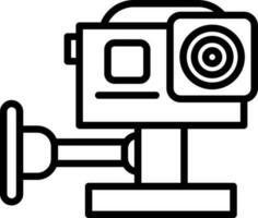 Action camera Vector Icon Design