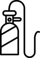 Oxygen tank Vector Icon Design