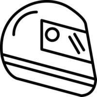 diseño de icono de vector de casco