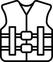 Life jacket Vector Icon Design