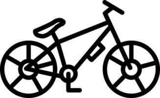 Mountain bike Vector Icon Design