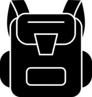 Backpack Vector Icon Design